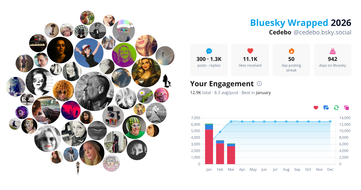 Your Bluesky Wrapped 2026 preview