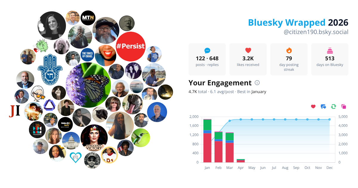 Your Bluesky Wrapped 2026 preview