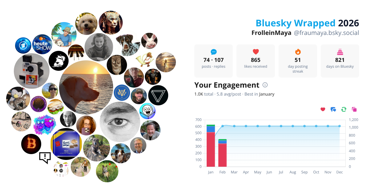 Your Bluesky Wrapped 2026 preview