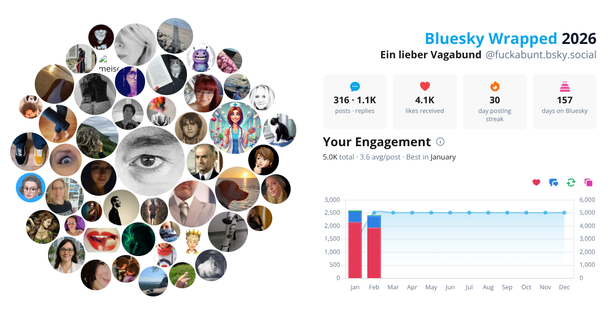 Your Bluesky Wrapped 2026 preview