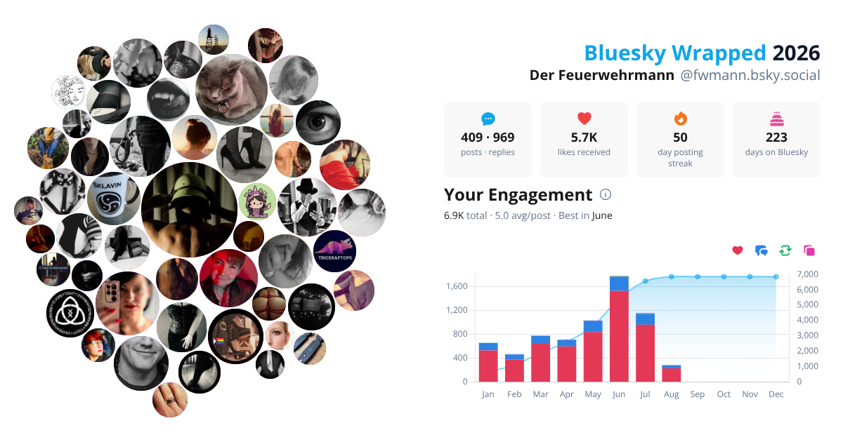 Your Bluesky Wrapped 2026 preview