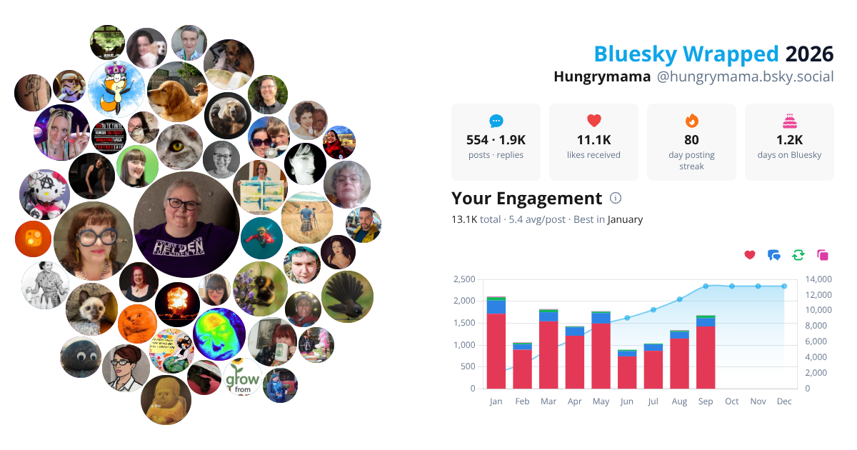 Your Bluesky Wrapped 2026 preview