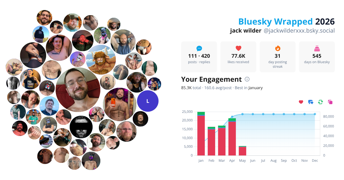 Your Bluesky Wrapped 2026 preview