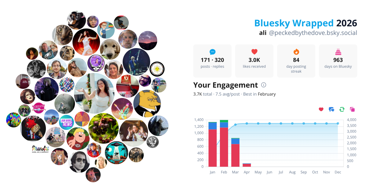 Your Bluesky Wrapped 2026 preview