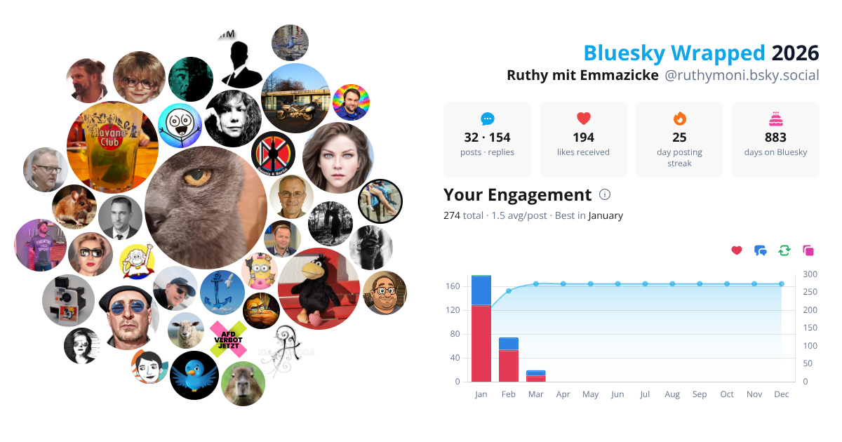 Your Bluesky Wrapped 2026 preview