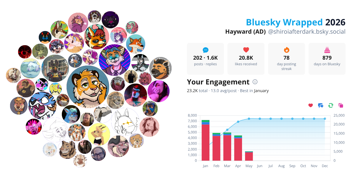 Your Bluesky Wrapped 2026 preview