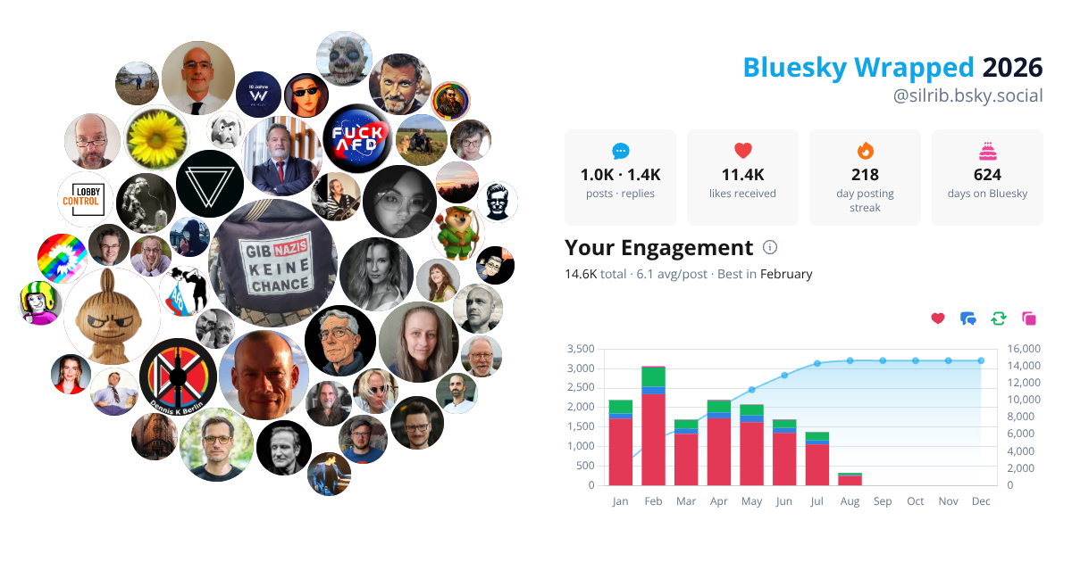 Your Bluesky Wrapped 2026 preview