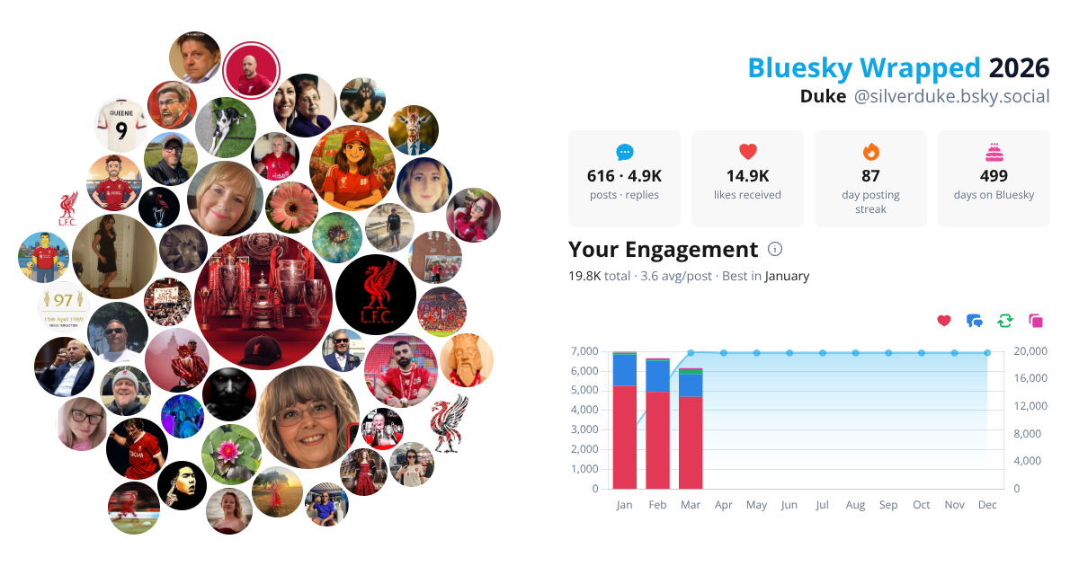 Your Bluesky Wrapped 2026 preview