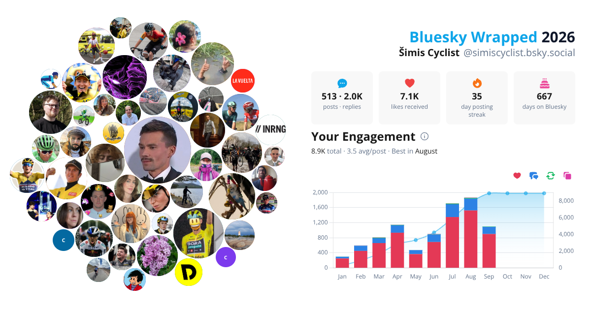 Your Bluesky Wrapped 2026 preview