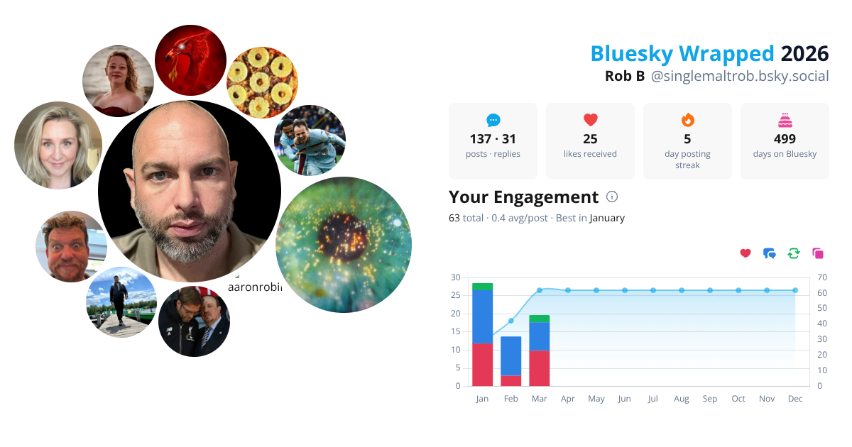 Your Bluesky Wrapped 2026 preview