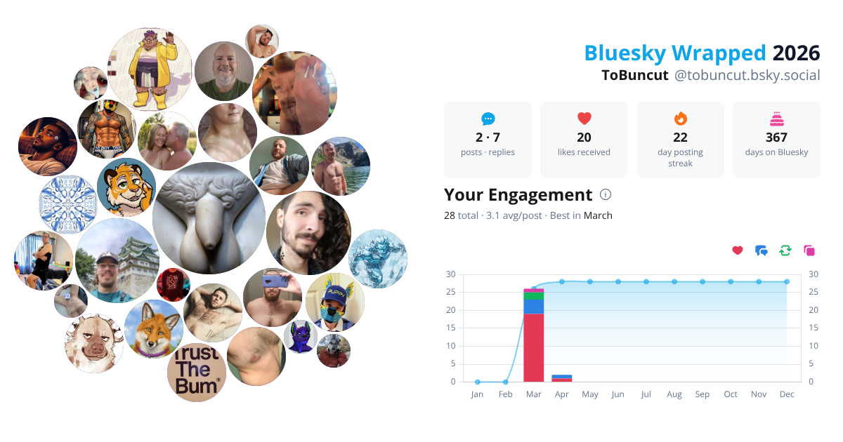 Your Bluesky Wrapped 2026 preview